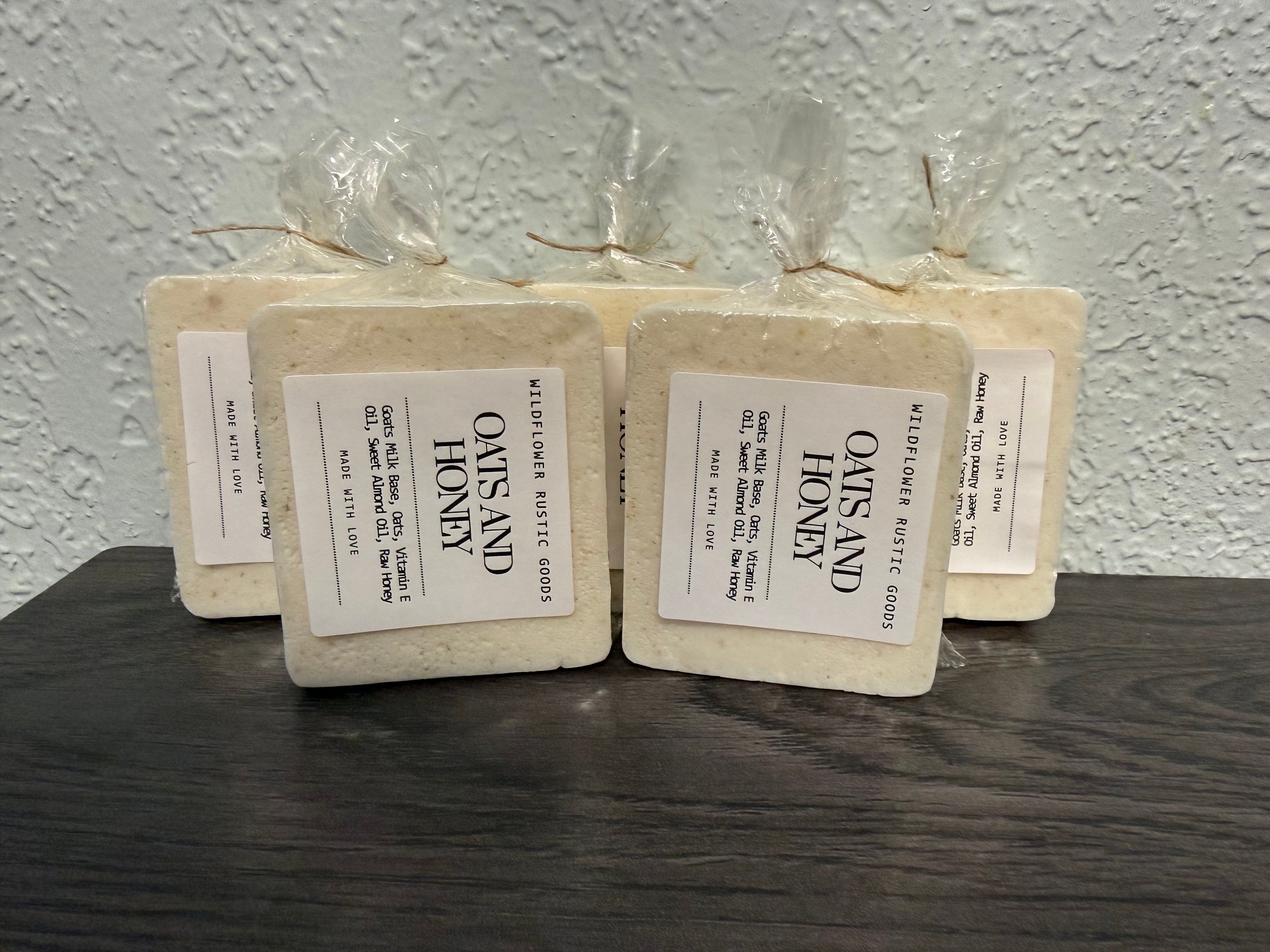 Unscented Oats and Honey Soap Bar