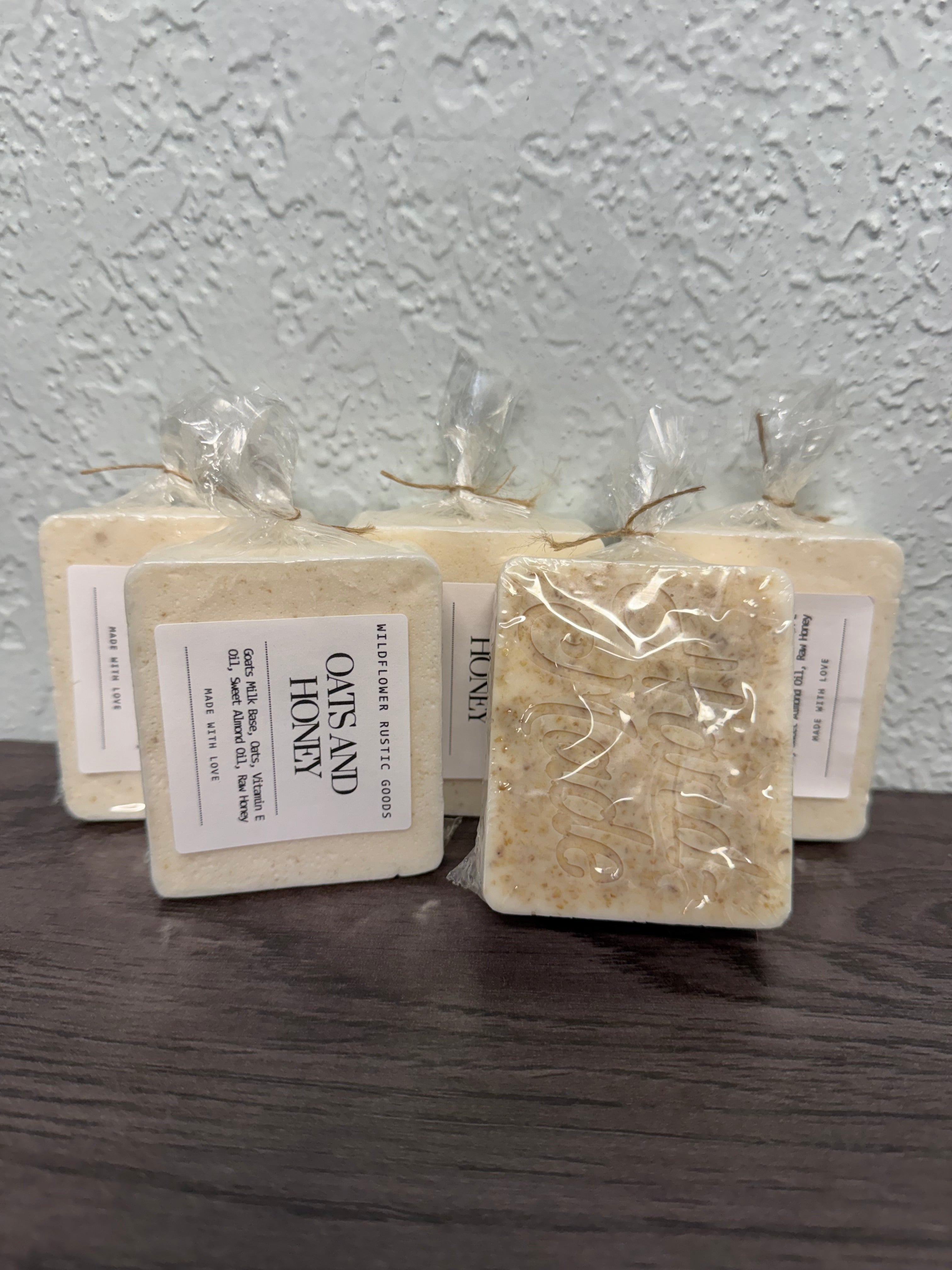 Unscented Oats and Honey Soap Bar
